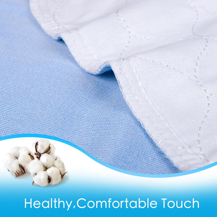 Washable incontinence pad, mattress protector, waterproof bed pad, incontinence pad, washable incontinence bed pads, wetness protection mattress pad - 86 x 91 cm (2-pack)