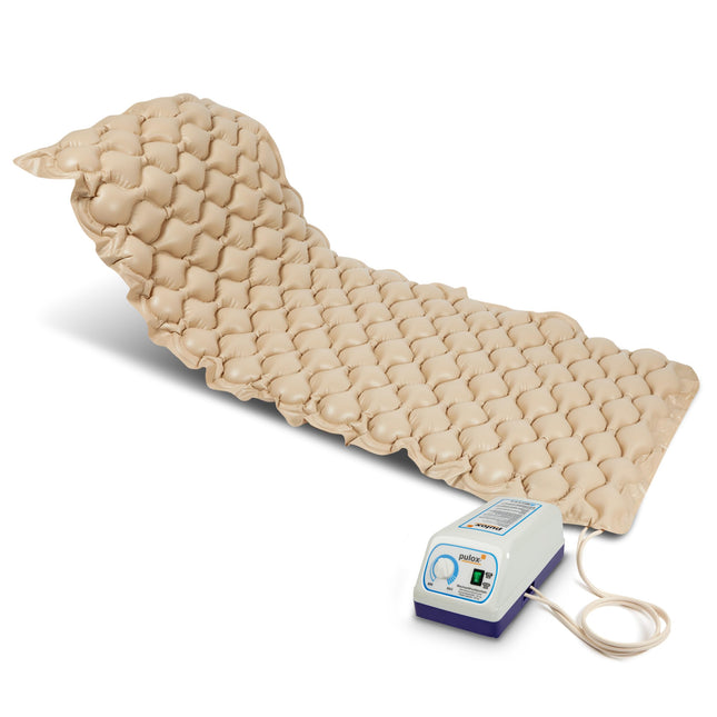 Pulox Anti-Decubitus Mattress - Complete support system with pump, alternating pressure mattress with compressor