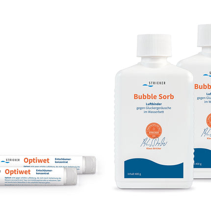 Wasserbetten1a 2 x Bubble Sorb Optiwet bubble stop for waterbeds