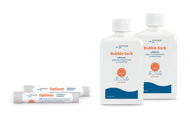 Wasserbetten1a 2 x Bubble Sorb Optiwet bubble stop for waterbeds