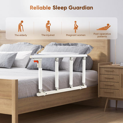 Brolteja Bed Rail for Adults, Folding Safety Gate for Elderly, Safety Bed Rail, Fall Protection, for Elderly People with Disabilities (92 x 45 cm)