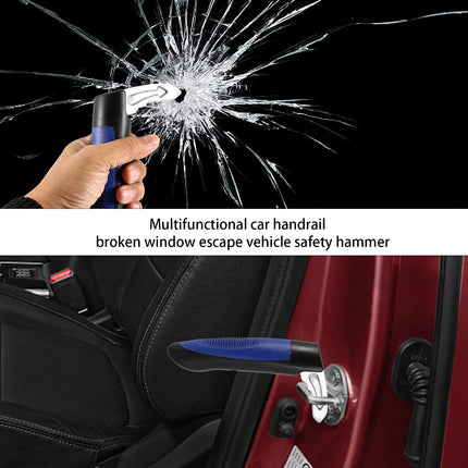 2 in 1 Car Handle Mobility Aid, Car Door Handle for Disabled, Vehicle Assistant Support Handle, Elderly Car Door Latch Assistant Grab Handle, Portable Car Grab Handle, Glass Breaker