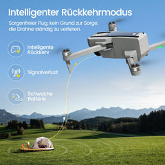 Holy Stone HS440G Drone with 4K Camera for Adults, 23 Min Long Flight Time, Brushless Motor, GPS Follow Me, Auto Return, 5G FPV Transmission, Foldable Camera Drone Under 249 g for Beginners, C0