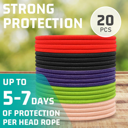 Anti-Lice Hair Ties against Head Lice 20 Pieces, Treatment against Head Lice, Safe and Reliable Means for Combating Head Lice and Nits