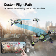 Loolinn | Drone GPS - Drone with HD 1080p Camera for Beginners, RC Quadcopter Drones/GPS Automatic Return / 32 Min Flight Time/Follow Me (Gift Idea)