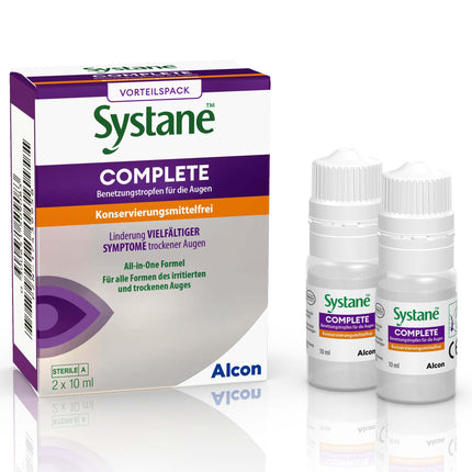 Systane COMPLETE preservative-free eye drops | 2 x 10ml