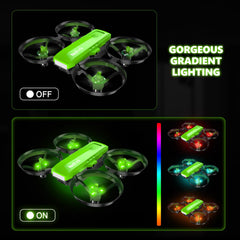 tech rc drone with camera drone for children 1080P HD dual camera dual battery quadcopter remote controlled drones 2 battery quadrocopter RC drone APP WLAN live transmission gift for boys girls