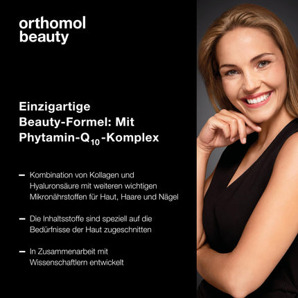 Orthomol Beauty for women - for skin, hair and nails - with coenzyme Q10, biotin and zinc - refill pack with drinking ampoules containing 30 daily portions