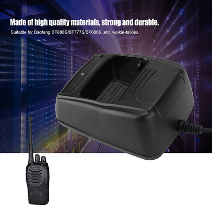 Walkie Talkie Charger Charger for Walkie Talkies Abs Radio Walkie Talkie USB Charging Cradle Station Stand for Bf888S Bf777S Bf666S