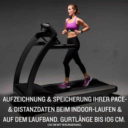 Garmin HRM-Pro Plus – chest strap for recording heart rate and running efficiency values ​​such as cadence and ground contact time, treadmill, ANT+ and Bluetooth technology