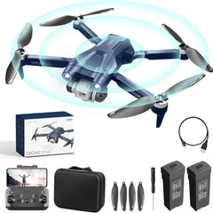 OBEST Drone with Adjustable 4K Camera, RC Foldable FPV WiFi Live Transmission Drone for Kids Beginners, 2 Batteries 28 Mins, Trajectory Flight, 360° Flips, One Key Takeoff/Landing, Headless Mode