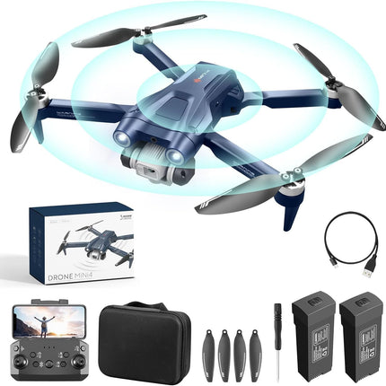OBEST Drone with Adjustable 4K Camera, RC Foldable FPV WiFi Live Transmission Drone for Kids Beginners, 2 Batteries 28 Mins, Trajectory Flight, 360° Flips, One Key Takeoff/Landing, Headless Mode