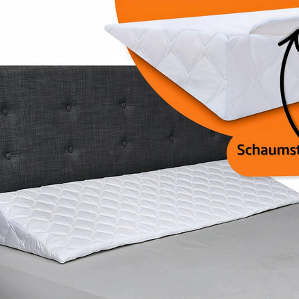Totsy Baby Wedge Pillow for Bed and Sofa – 45x90 cm Reading Pillow and Foam Back Cushion Ideal for use as a mattress wedge, reflux headboard pillow or bed wedge for adults
