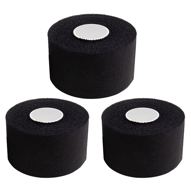 3 rolls of sports tape, 3.8cm x 10m white tape sports tape bandage finger tape, hypoallergenic tapes medical adhesive tapes for football volleyball climbing BJJ