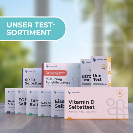Homehulab 2x Helicobacter Pylori rapid test for home use, simple antigen stool test for stomach complaints such as heartburn or gastritis, can be used as a self-test (2x test)