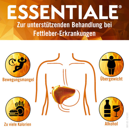ESSENTIALE® Capsules 300 mg for liver diseases | 90 capsules | herbal medicinal product | for the improvement of symptoms of liver damage caused by poor diet or liver-damaging substances