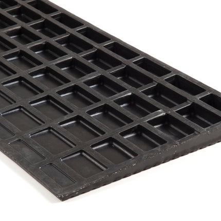 The Ramp People rubber threshold ramp for wheelchairs 4mm - 70mm (24mm (100x24x2.4cm LWH))