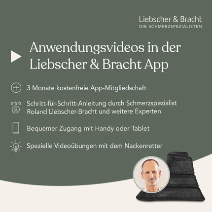 Liebscher &amp; Bracht Original Neck Saver – Neck stretcher to support migraines, dizziness, neck and headaches – Neck stretcher including exercises in the app – Made in Germany