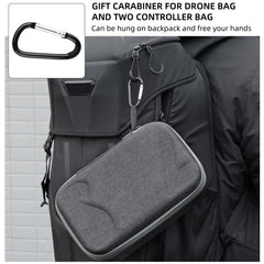 MotuTech Storage Bag for DJI Mini 4 Pro Drone Protective Accessories, For Dji Mini 4 Drone + RC 2 Remote Control, Luggage Set