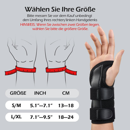 FREETOO Doctor-Approved Wrist Brace with 3 Splints, Adjustable Day-Night Wrist Support for Men and Women, Wrist Support for Arthritis, Tendonitis, Sprains, Sports Protection