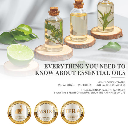 MAYJAM Vanilla Essential Oil 100ML, Vanilla Oil for Diffuser, Humidifier, DIY, Home, Wardrobes