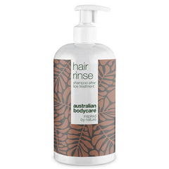 Australian Bodycare Hair Rinse 500 ml | Head lice shampoo after head lice treatment for the whole family | Tea tree oil shampoo with 100% natural tea tree oil