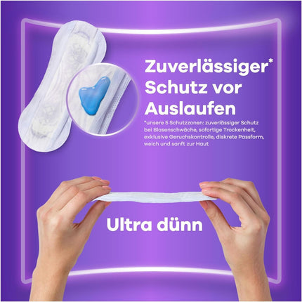 Always Discreet Incontinence Pads for Women Small Plus 40 Pieces All-round protection Incredible discretion