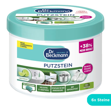 Dr. Beckmann Cleaning Stone | Universal cleaner for the entire household | Including cleaning sponge | 550 g