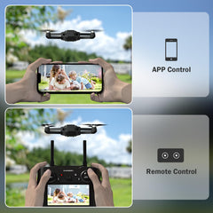 K600 GPS Drone with 4K Camera, Remote Control with UHD Screen, Wind-Resistant Foldable Drone with SD Card, Drone with Carrying Case, Auto Hovering for Adults and Beginners