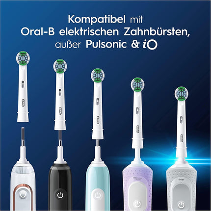 Oral-B Pro Precision Clean Electric Toothbrush Heads, 10 Pack, Tooth Cleaning, X-Brush Bristles, Original Oral-B Toothbrush Head, Mailbox-compatible Packaging, Designed in Germany