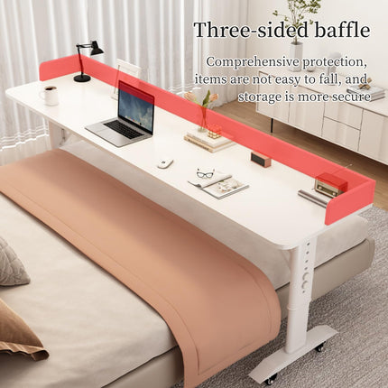 Bedside table, bedside desk, overbed table with wheels, overbed table, overbed desk, overbed table, mobile desk, bedside table with wheels, computer table for bed, overbed table, height adjustment