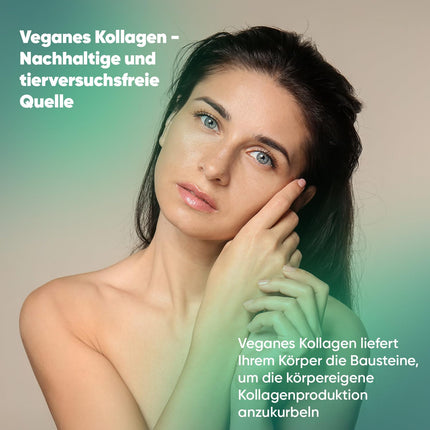 Vegan Collagen Capsules - With Hyaluronic Acid, Zinc, MSM, Vitamins C &amp; E, Resveratrol - 180 Capsules - Collagen Boost Complex - For Skin, Hair &amp; Collagen Formation - Laboratory Tested - WeightWorld