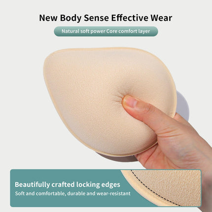 ONEFENG Mastectomy Prosthesis for Women, Spiral Latex Breast Prosthesis Breathable Breast Forms Breast Pads Bra Inserts Cup Lifter