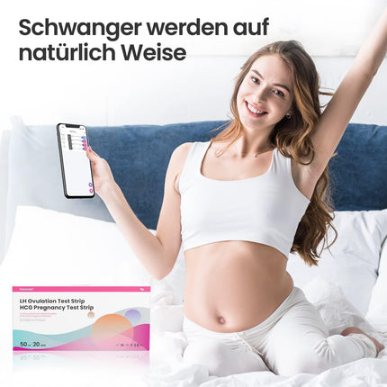 Femometer 50 ovulation test + 20 pregnancy test 25 miu/ml optimal sensitivity