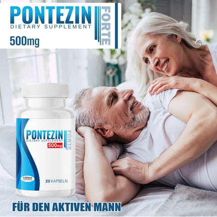 🆄🅽🆂🅴🆁 𝗧𝗜𝗣𝗣: Adema Natural - Pontezin V2 Capsules - Instant Effect - Extra Strong Effective Capsules for the Active Man - Better Performance - Natural Ingredients - 500 mg - 20 Capsules