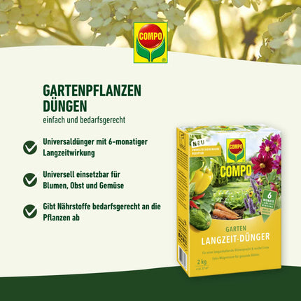 COMPO Garden Long-Term Fertilizer 2kg
