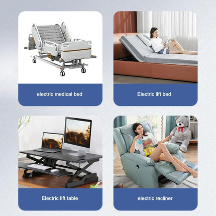 IP66 Power Recliner Controller Remote Control Replacement, Lift Chair Hand Control, 8-pin Lift Bed Control, Electric PVC Lift Chair Hand Control, Lift Chair Remote Control for Manual Hand Control
