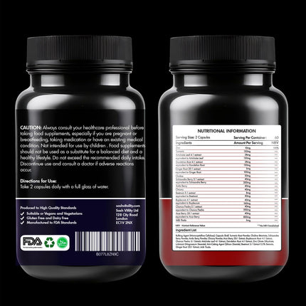 High-potency liver care and detox capsules | Milk thistle, artichoke, dandelion, and choline | Essential natural ingredients for healthy liver function | 120 vegan capsules