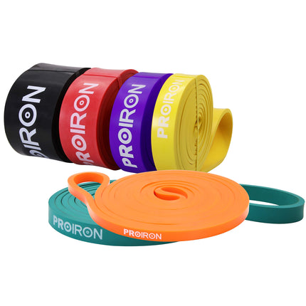 PROIRON Resistance Bands, Resistance Bands Set for Strength Training, Pull-Up Fitness Bands, Bands Strength Training for Fitness/Sports/Muscle Building/Pull-Ups/Yoga/Crossfit - ONE Yellow (18-31 kg)