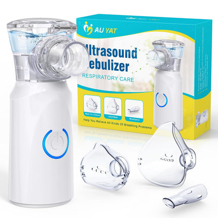 AU YAT Nebulizer Machine for Adults, Rechargeable Portable Nebulizers for Adults and Children, Quiet Nebulizer for Children