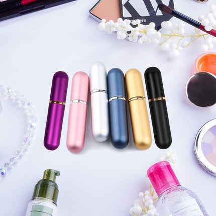 AMSNINK Inhaler Pen - 6 Pack Portable Smelling Sticks for Essential Oils, Aromatherapy with Cotton Wicks, Ideal for On the Go and at Home