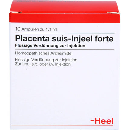 PLACENTA SUIS Injeel forte ampoules 10 pcs