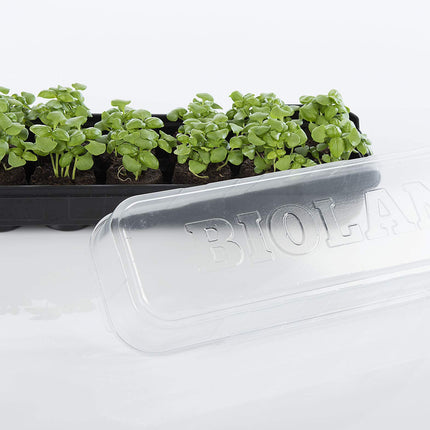 Biolan Indoor Propagator – Mini Grow Kit for 12 Seeds with 36 Peat-Free Growing Tablets, Durable Material, Transparent Cover, and Ventilation Design. Reusable. Perfect for Beginners