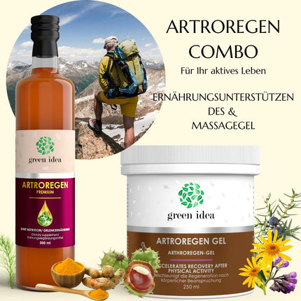 Green idea - Artroregen - Glucosamine-Chondroitin-MSM - Intensive Joint Complex - 100% Natural Syrup - Joint Nutrition - Cartilage Protector with Hylauron, MSM - Sports Nutrition - 500 ml