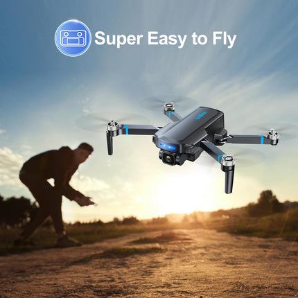 Loolinn | Drone with 4K camera as a gift for advanced beginners - GPS drone, 40 minutes flight time, 4K UHD camera, supports panorama and time-lapse recordings, under 250g - gift idea