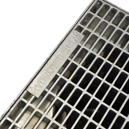 HYDROTEC professional yard gully yard drain 300x300 W125 panel with galvanized grid
