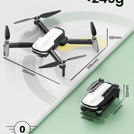 Holy Stone HS280D Drone with 1080P Camera, RC Foldable FPV Drone with 2 Batteries, Long Flight Time, Brushless Motor, Gesture Control, Camera Drones Outdoor Complete Set Quadcopter for Kids Beginners, C0