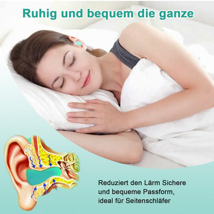 Soft earplugs for sleeping, 60 pairs of reusable foam earplugs, earplugs for the night, soundproofing for travel, study, work and nighttime rest SURFOU