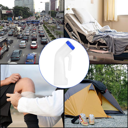 Urinal bottle for men women urinal bottles 1000ml emergency urinal portable mobile toilet pee bottle with bed holder urinal bottle with screw cap for travel emergency bed camping