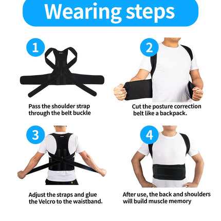 Back Straightener, Posture Corrector for Women and Men, Posture Corrector to Relieve Upper and Lower Back Pain, Adjustable Full Backrest for Women and Men (XL)